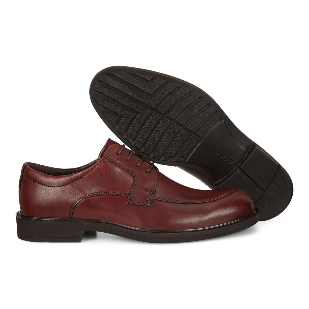 Zapatos De Vestir Hombre - ECCO Vitrus Iii - Marrom - TCF328479